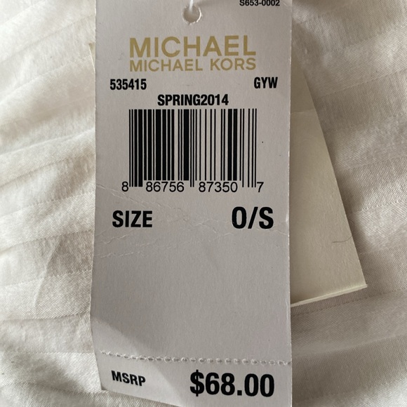 BNWT MK Michael Michael Knors silver scarf - Picture 3 of 4